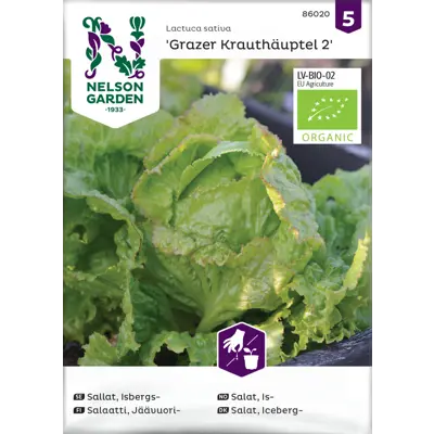 Frø issalat Grazer Krauthäupel 2 økologisk