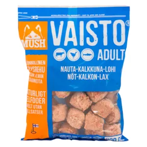 Hundefôr Vaisto okse-kalkun-laks frosset 800 g