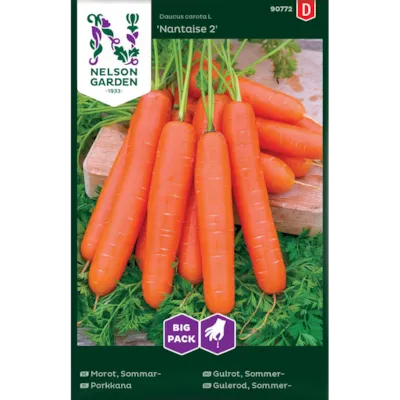 Frø sommergulrot Nantaise 2 Big Pack