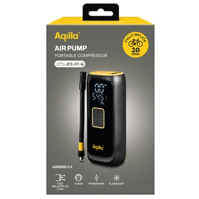 Luftpumpe, bærbar kompressor Airbird C4, bilde 2