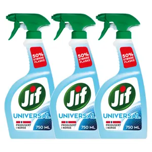 Kit med 3 universalspray 750 ml