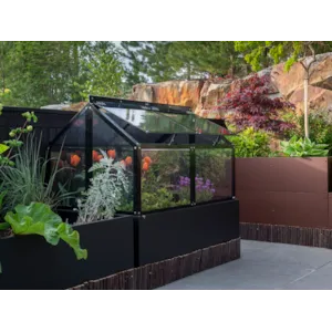 Drivhus pallekarm svart