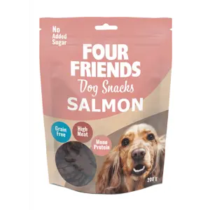 Hundesnacks laks 200 g