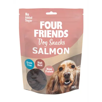 Hundesnacks laks 200 g