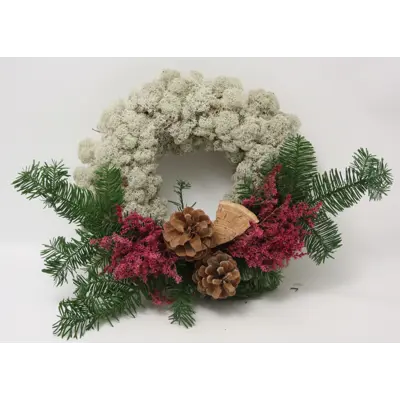 Mosekrans med pynt, bilde 2