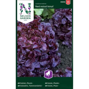 Frø plukksalat Red salad bowl
