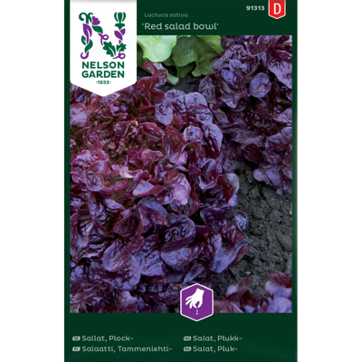 Frø plukksalat Red salad bowl