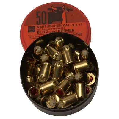 Patron til boltepistol rød 50 stk