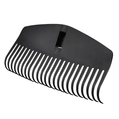 Hode til plenrive svart