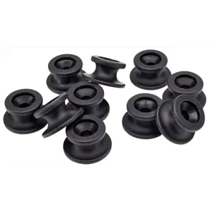 Festeknapp 1 stk svart