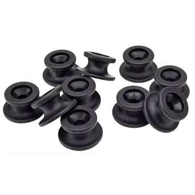 Festeknapp 1 stk svart