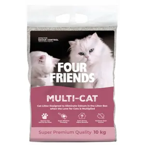 Kattesand Multicat uparfymert 10 kg