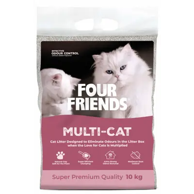 Kattesand Multicat uparfymert 10 kg