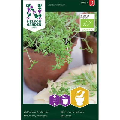 Frø krydderkarse økologisk