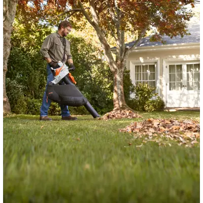 Batteridrevet løvblåser/løvsuger SHA 56, bilde 3